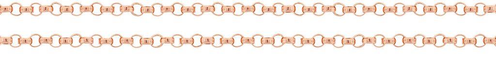 Belcher Chain 14Kt Rose Gold Filled 1.2mm Heavy Rolo Chain - 5ft