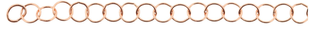 14Kt Rose Gold Filled 3.5mm Round Cable Chain - 20ft