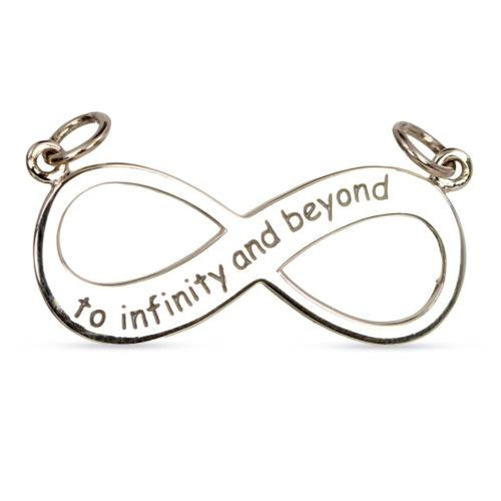 Sterling Silver To Infinity And Beyond Link 30x17mm - 1pc
