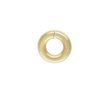 14Kt Gold Filled Jump Ring C&L 19ga (0.89x3.5mm) Click and Lock Open Jump Rings - 50pcs