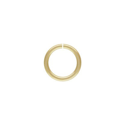 14Kt Gold Filled Jump Ring C&L 19ga (0.89x8.0mm) - 10pcs Click and Lock Open Jump Rings