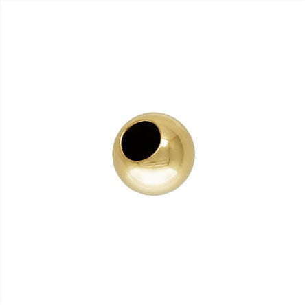 14Kt Gold Filled 3.0mm Seamless Bead 1.5mm Hole - 50pcs/pack