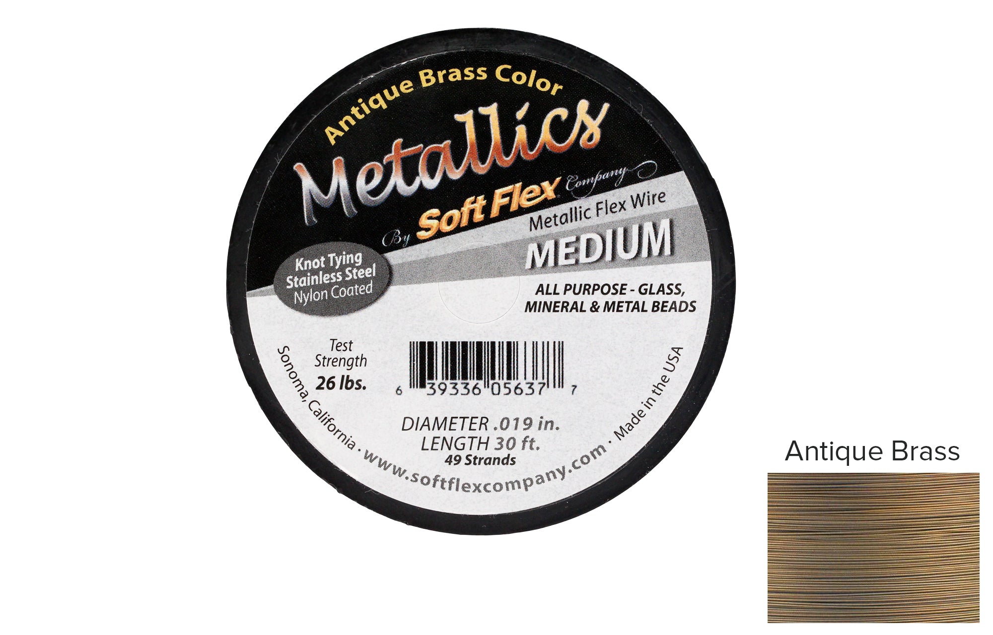 Soft Flex Beading Wire .019 Inch, 30 Feet