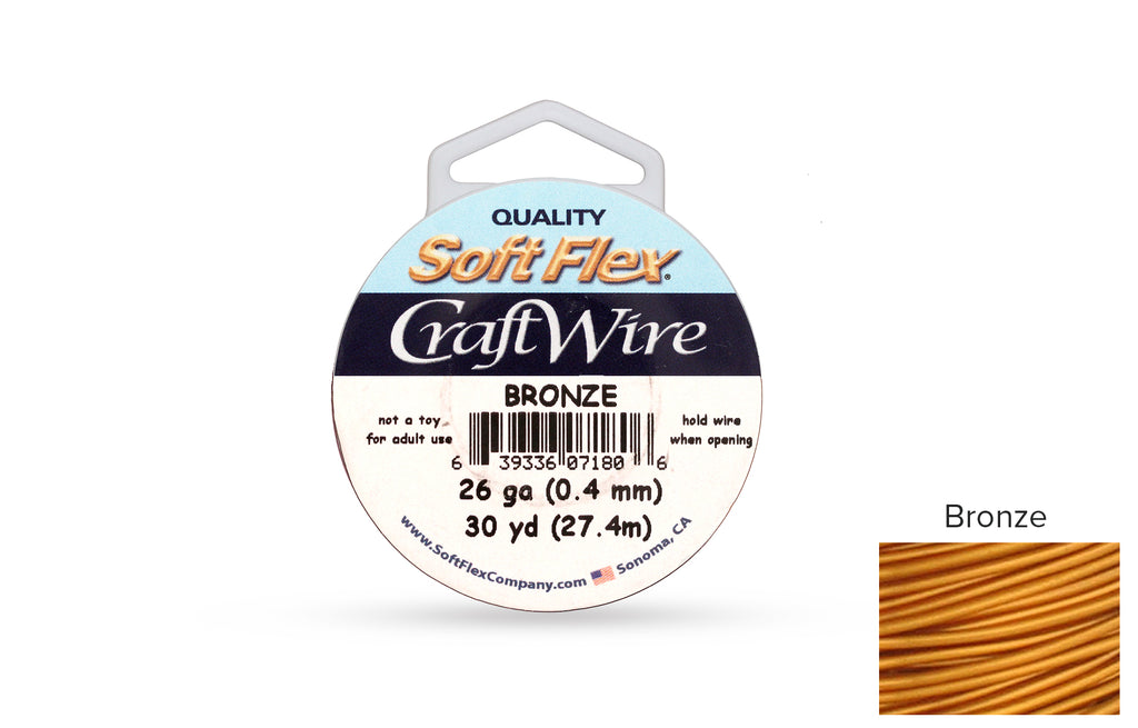 Craft Wire Soft Flex 26Gauge Bronze - 1 spool