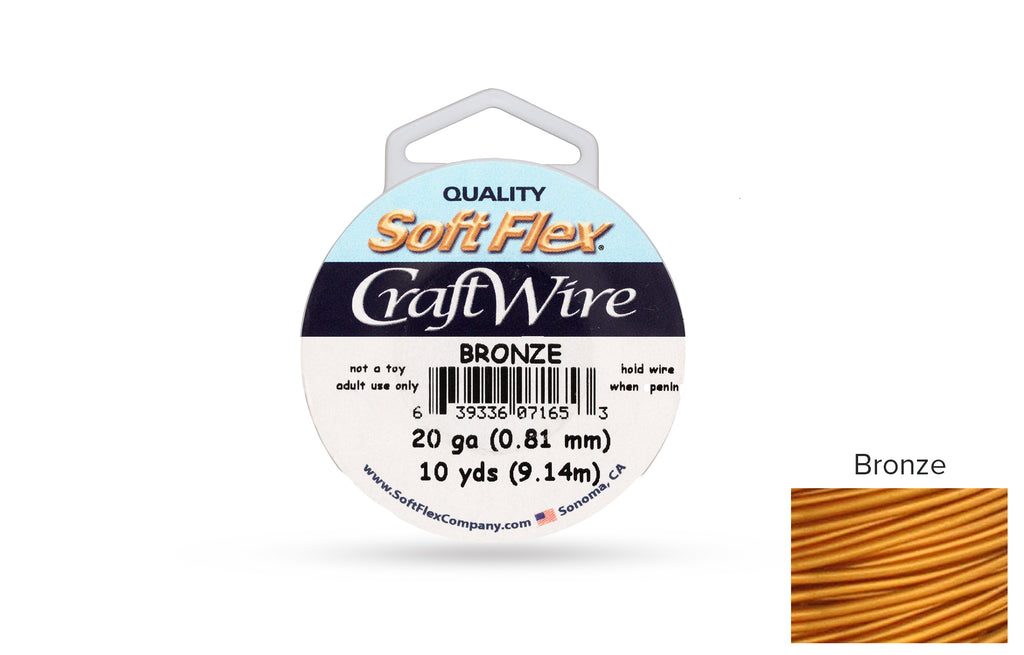 Craft Wire Soft Flex 20 Gauge Bronze- 1spool