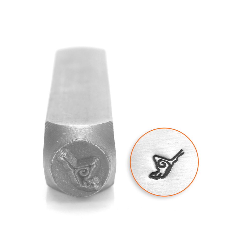 ImpressArt 6mm Stamp Butterfly Profile - 1pc