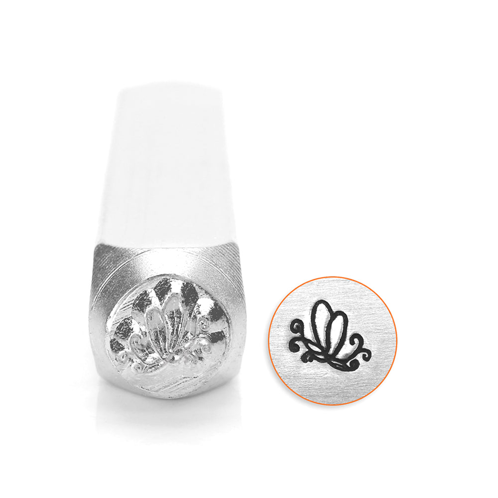 ImpressArt 6mm Stamp Butterfly Swirl - 1pc