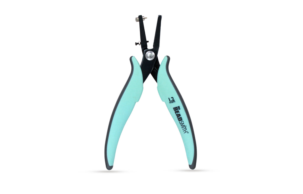 The BeadSmith 1.25mm Punch Plier W/Gauge Guard W/ 1 Extra Pin - 1pc