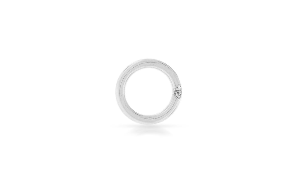 Sterling Silver 24 Gauge 3mm Closed Jump Ring - 50pcs/pack