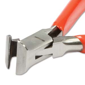 Red Handle End Cutter Straight Jaw Platinum Series By The BeadSmith - 1 Pc