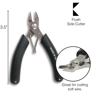 BeadSmith Small Flush Side Cutter 3.5" - 1 pair