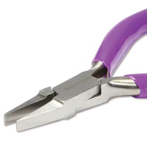 Mini Flat Nose Plier W/Spring Lap Joint