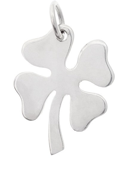 Four-Leaf-Clover Charm Sterling Silver 18x12mm - 1pc