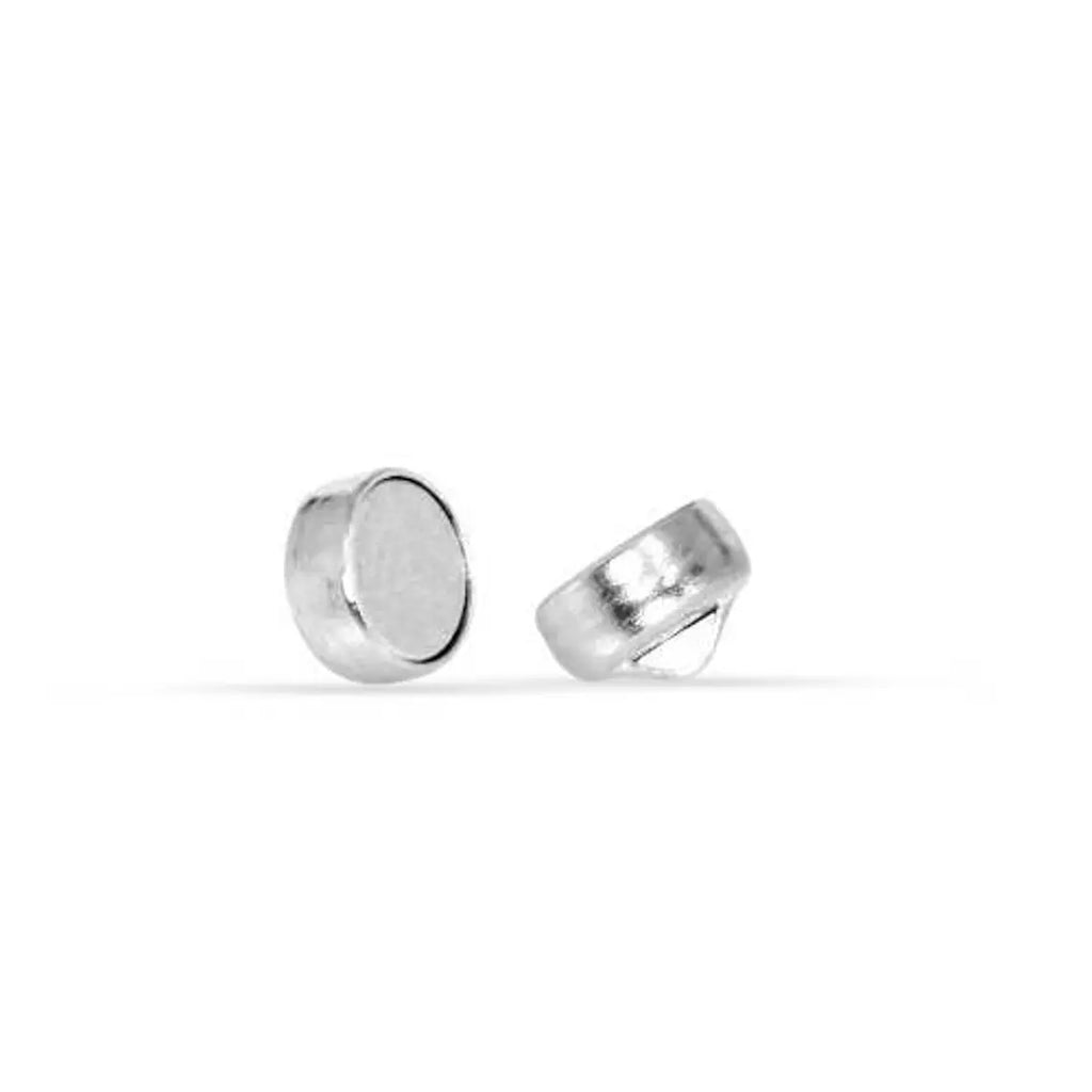 3) 5.5mm 925 Sterling Silver STRONG MAGNETIC CLASP Chain Extender 8mm 3) 5.5mm 925 Sterling Silver STRONG MAGNETIC CLASP Chain Extender 8mm