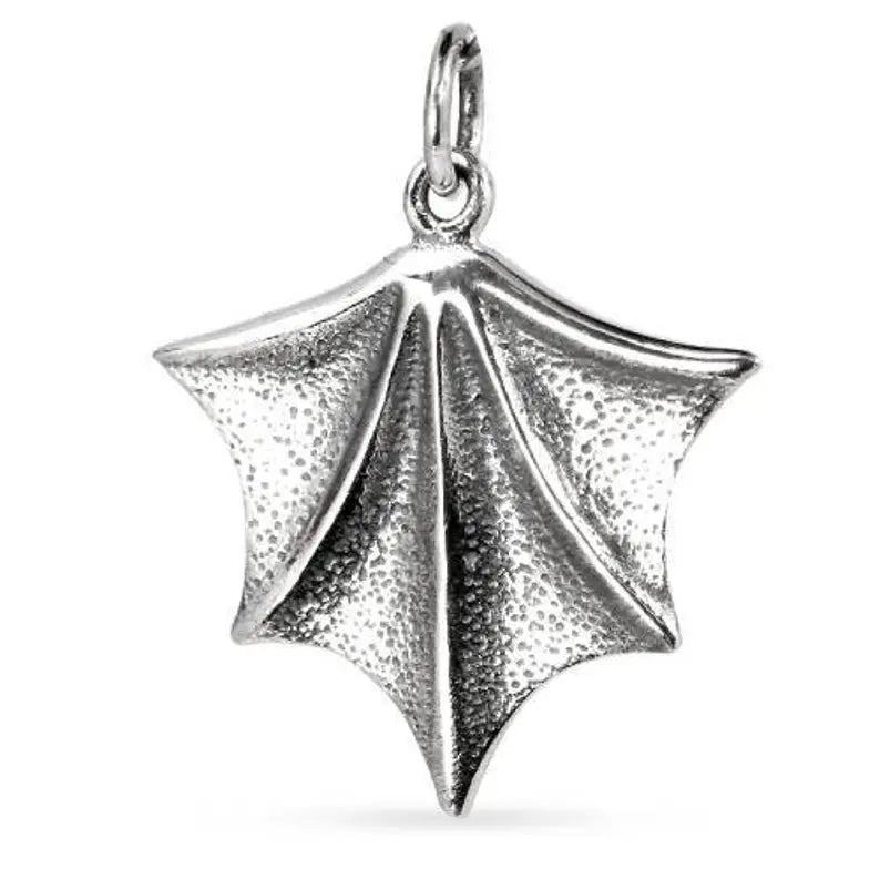 Sterling Silver Bat Wing Charm 22x19mm - 1pc