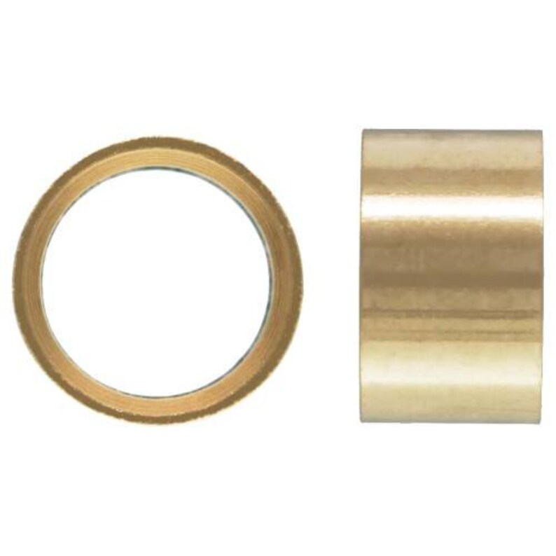 14Kt Gold Filled Open Flat Back Bezel For 6mm Stone (1.8mm High) - 4pcs/pack