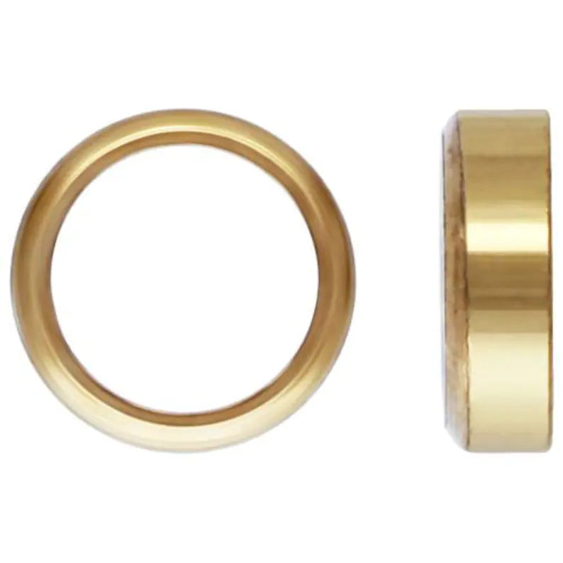 14Kt Gold Filled Open Rounded Back Bezel For 3mm Stone (1.2mm High) - 10pcs/pack