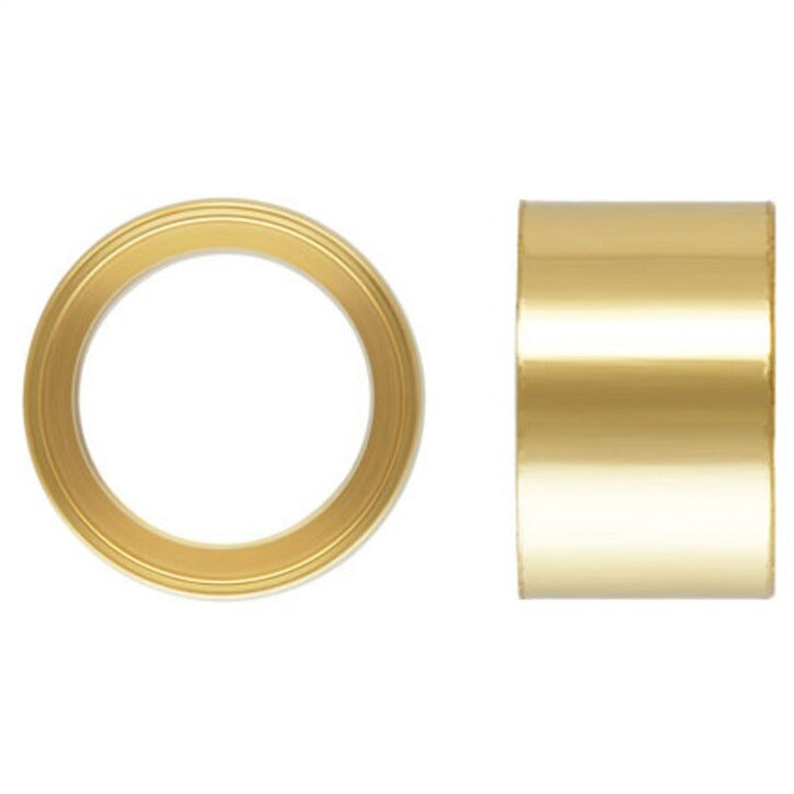 14Kt Gold Filled Open Back Bezel For 3mm Stone (2.3mm High) - 10pcs/pack