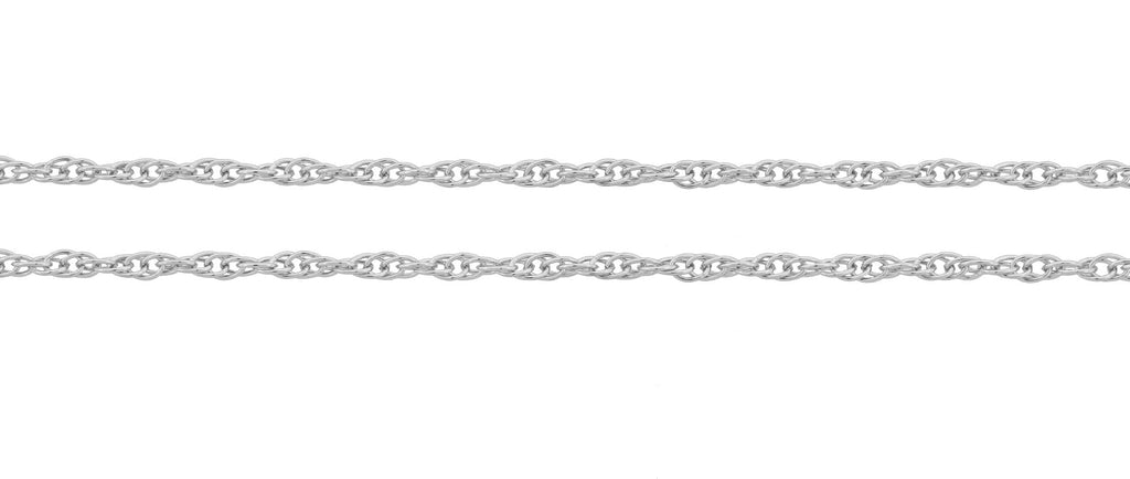 Sterling Silver 1.2mm Rope Chain - 20ft