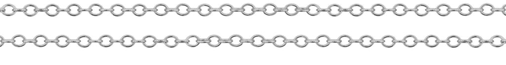 Sterling Silver 1.5x1.2mm Cable Chain - Premium Quality Chain - 20ft
