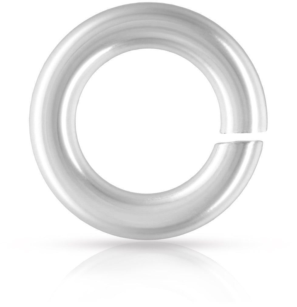 Sterling Silver 18ga 5mm Open Jump Ring - 20pcs/pack