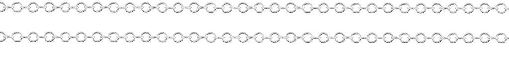 Sterling Silber 1mm Kabelkette - 20ft 