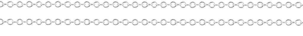 Sterling Silver 1mm Cable Chain - 100ft