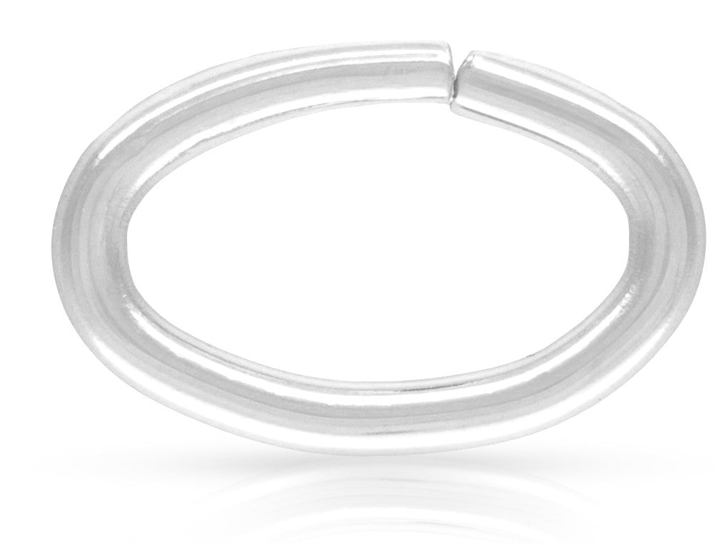 Sterling Silver 20 Gauge Oval Open Jump Ring 6.4x4.1mm - 20pcs/pack