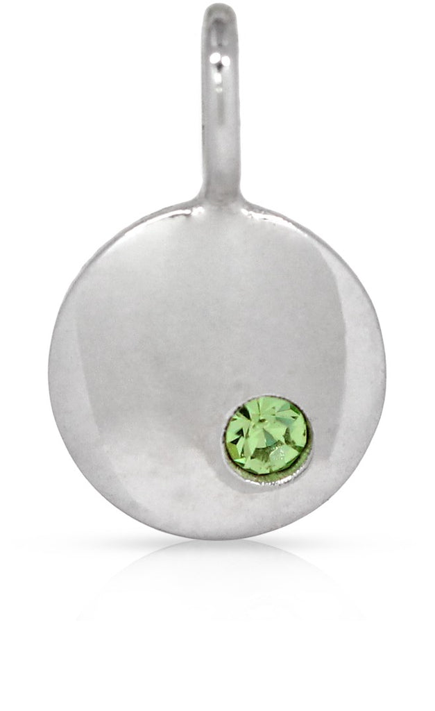Sterling Silver August Birthstone Charm - 1pc